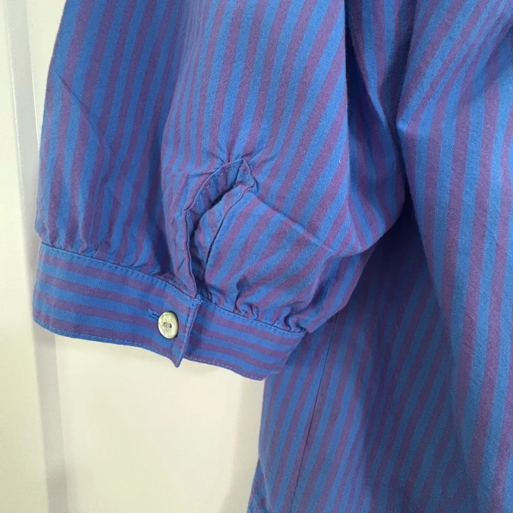 J. Jill Shirred Popover Sz Small LN - Picture 6 of 8